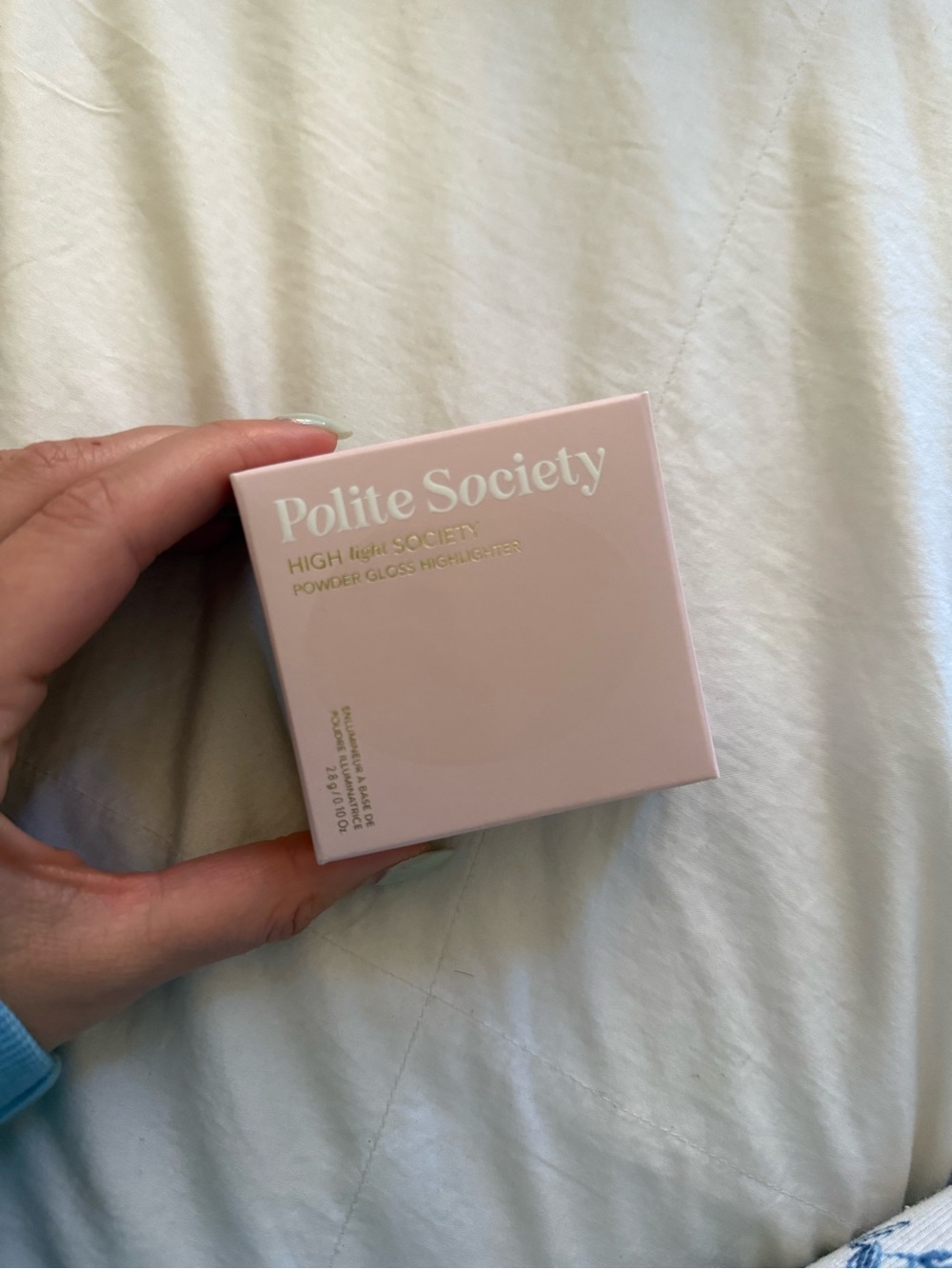 Polite Society High Gloss Powder Glow Highlighter - Pink